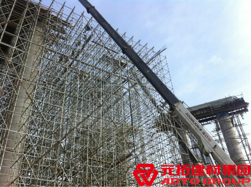 盤扣腳手架是什么材料，盤扣架多少米一噸？